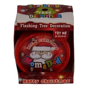Flashing Tree Decoration: A Merry Christmas Gift for Mom & Dad